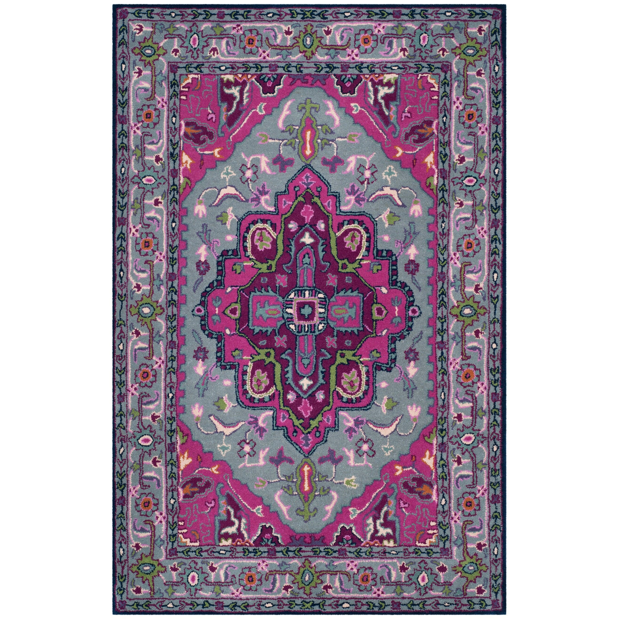 SAFAVIEH Handmade Bellagio Mayuko Modern Oriental Wool Rug