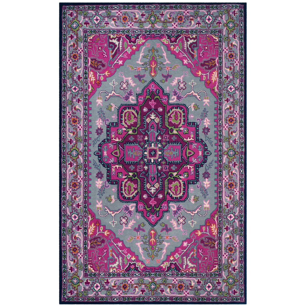 SAFAVIEH Handmade Bellagio Mayuko Modern Oriental Wool Rug