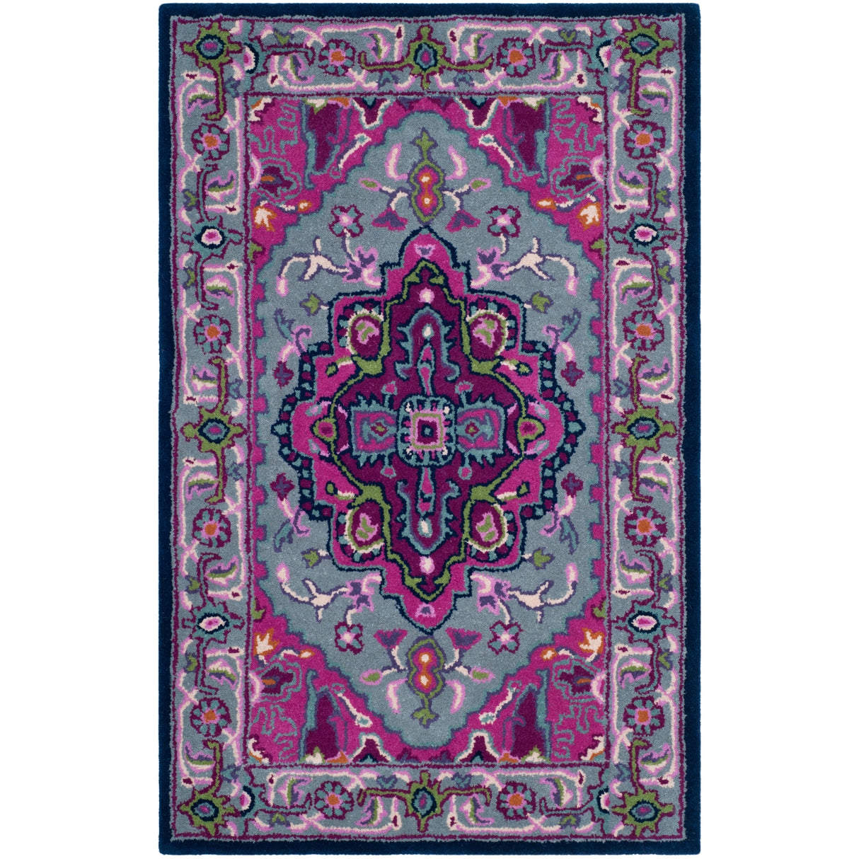 SAFAVIEH Handmade Bellagio Mayuko Modern Oriental Wool Rug