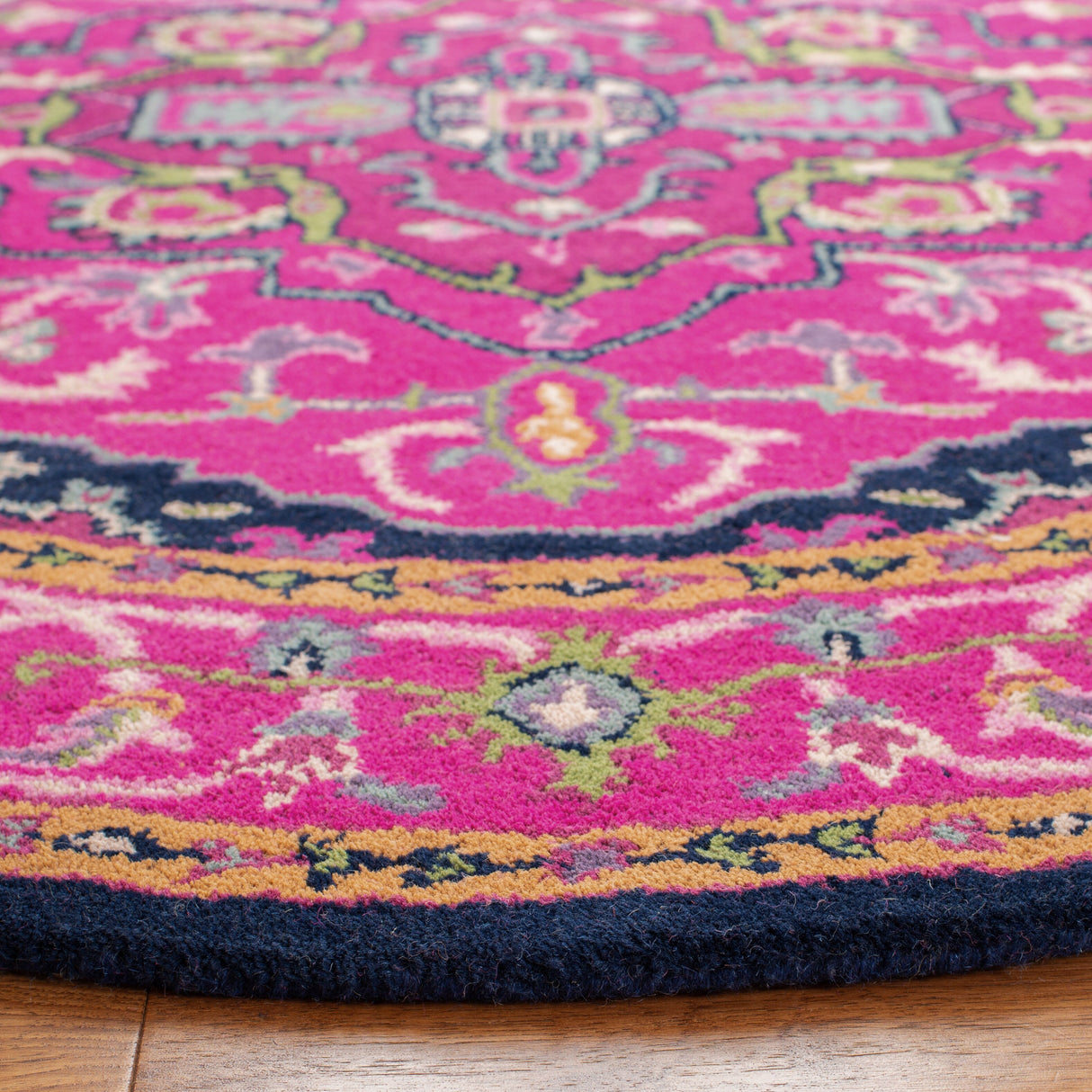 SAFAVIEH Handmade Bellagio Mayuko Modern Oriental Wool Rug