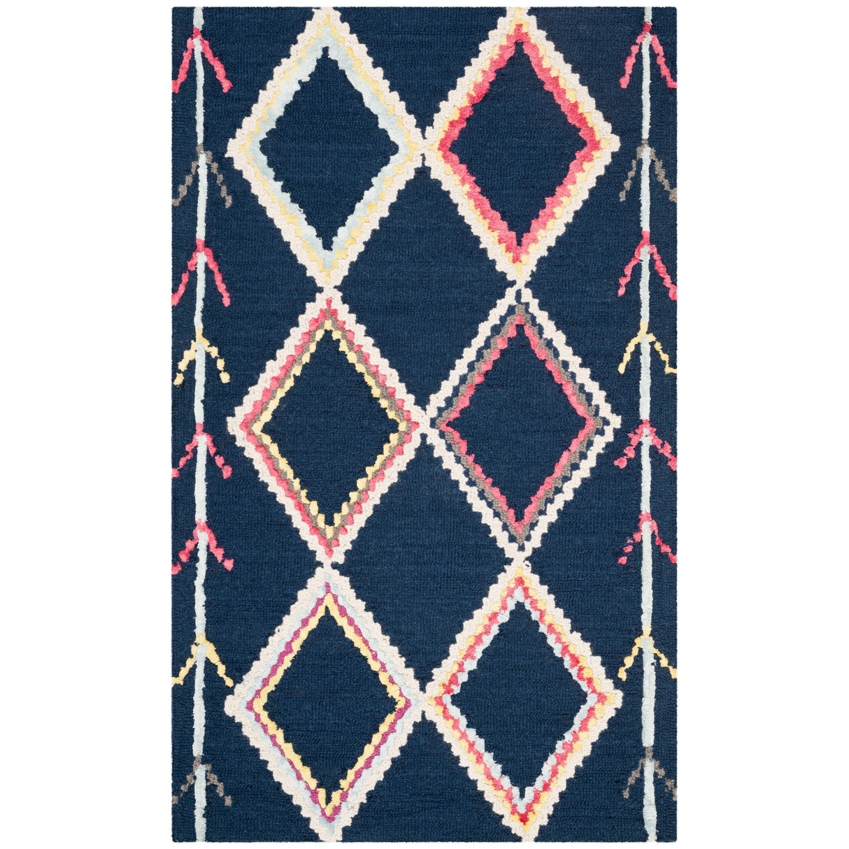 SAFAVIEH Handmade Bellagio Monah Boho Moroccan Wool Rug