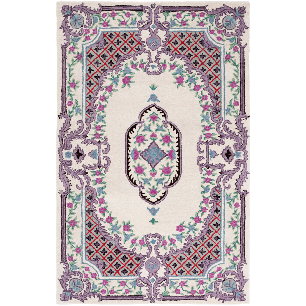 SAFAVIEH Handmade Bellagio Tatevik Oriental Medallion Wool Rug