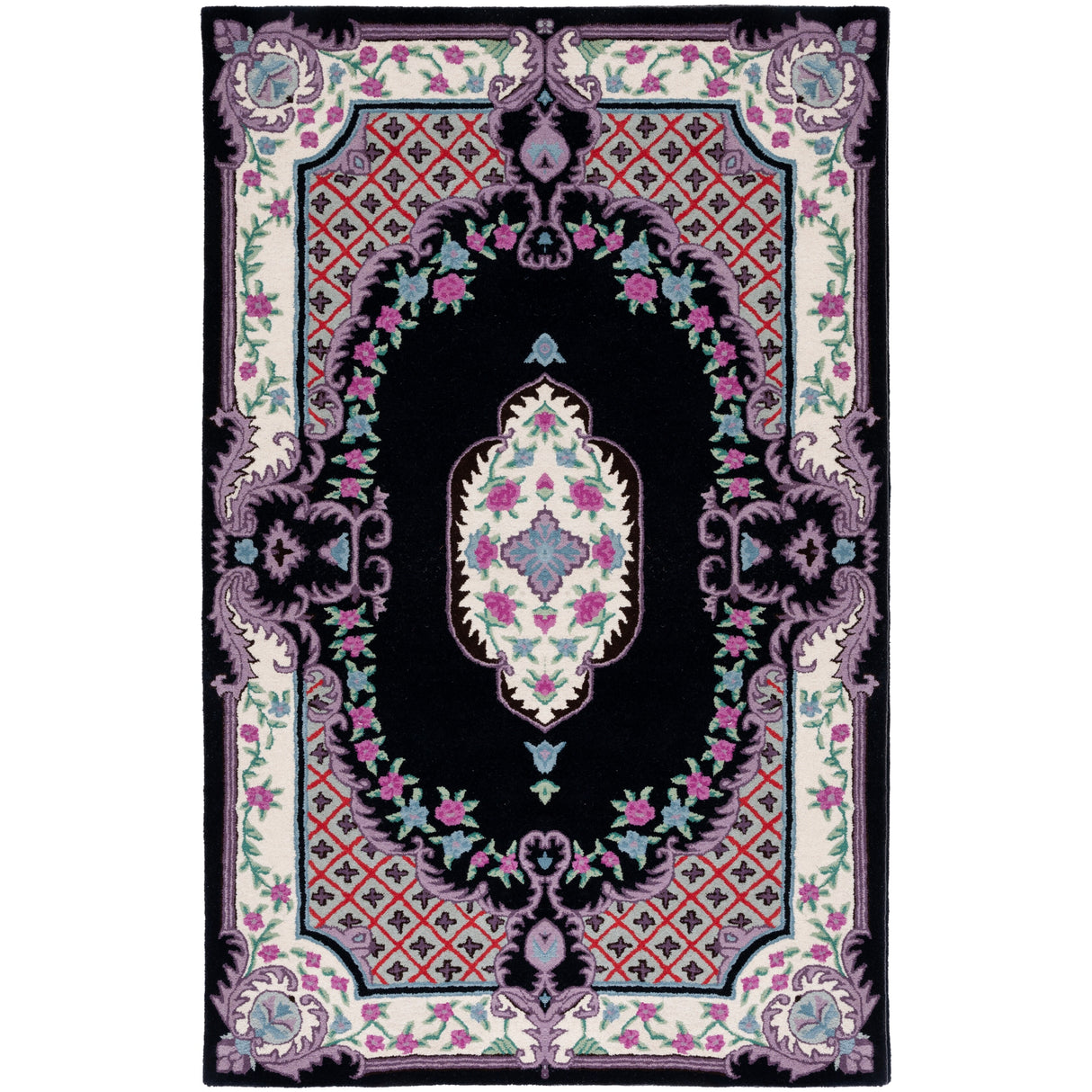 SAFAVIEH Handmade Bellagio Tatevik Oriental Medallion Wool Rug