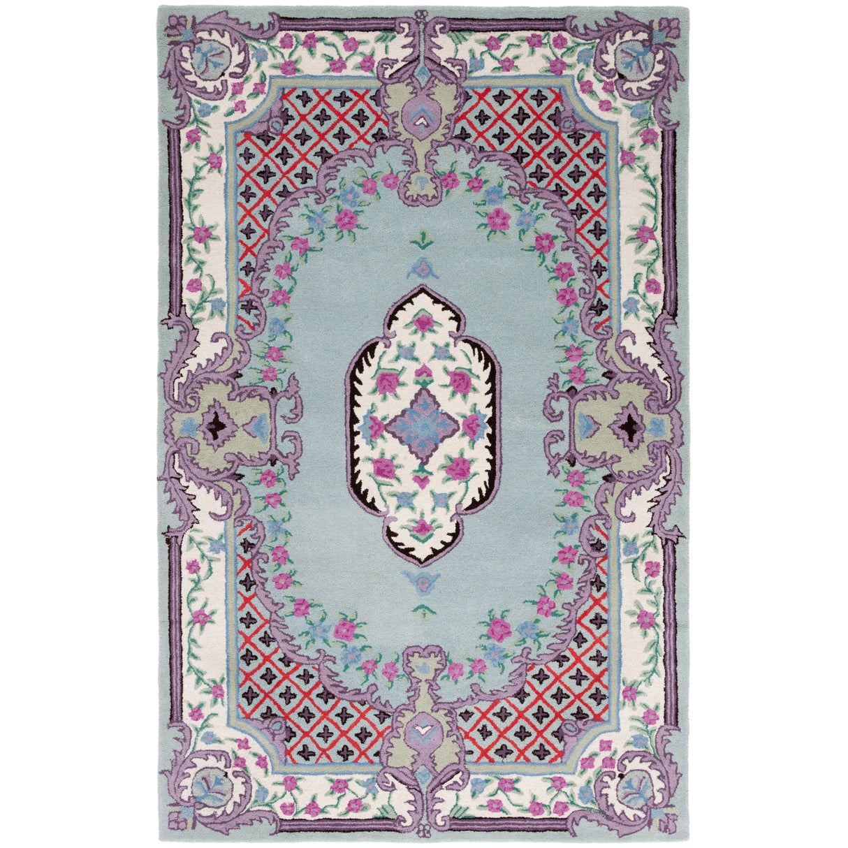 SAFAVIEH Handmade Bellagio Tatevik Oriental Medallion Wool Rug