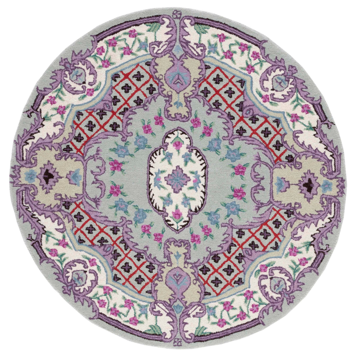 SAFAVIEH Handmade Bellagio Tatevik Oriental Medallion Wool Rug