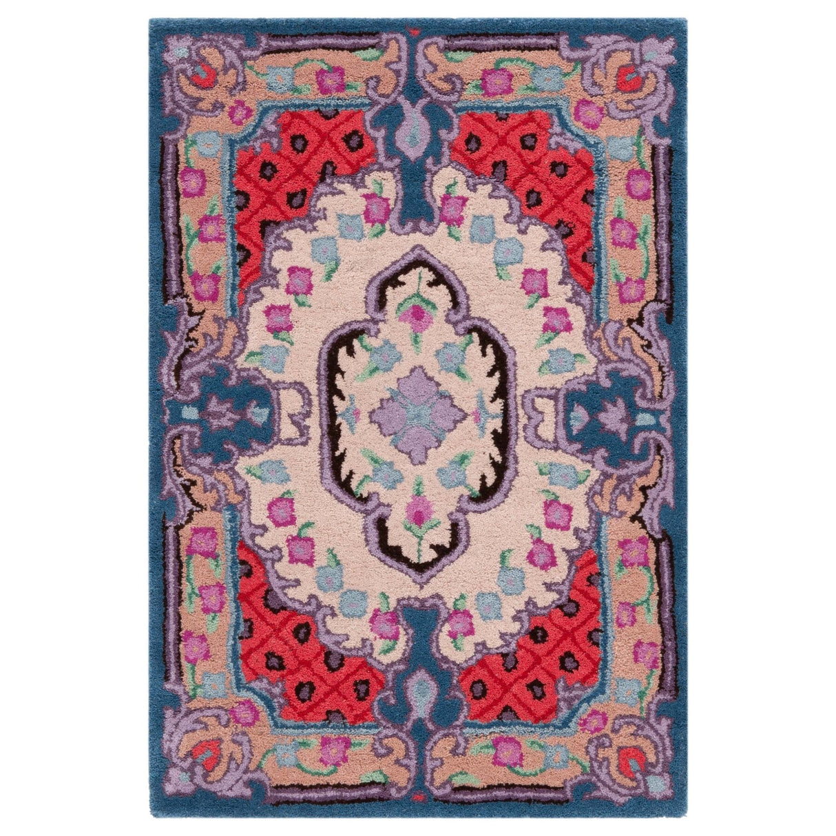 SAFAVIEH Handmade Bellagio Tatevik Oriental Medallion Wool Rug