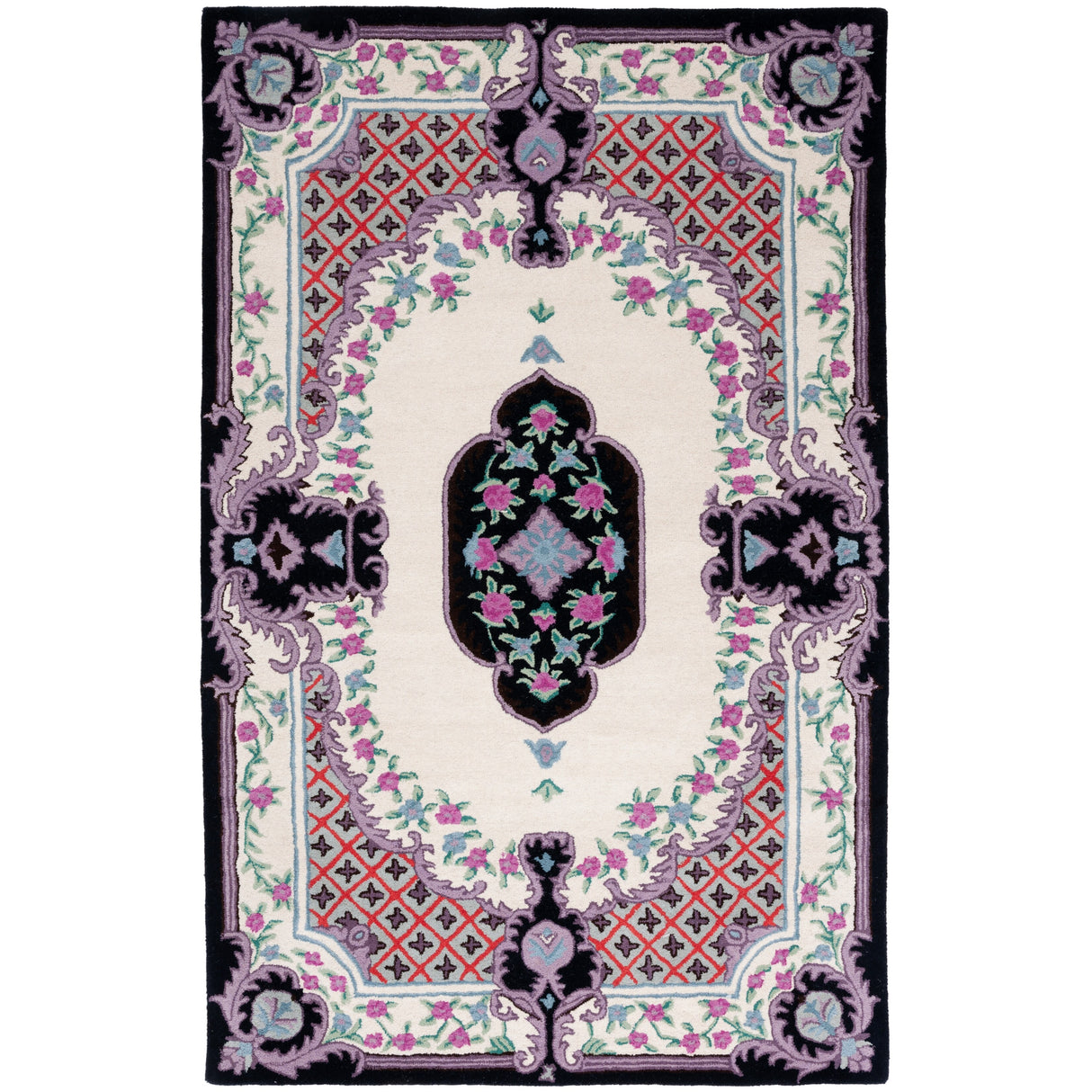 SAFAVIEH Handmade Bellagio Tatevik Oriental Medallion Wool Rug