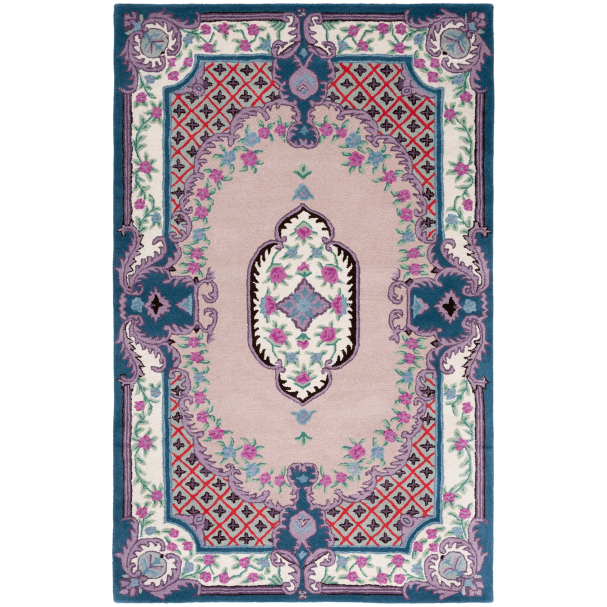 SAFAVIEH Handmade Bellagio Tatevik Oriental Medallion Wool Rug