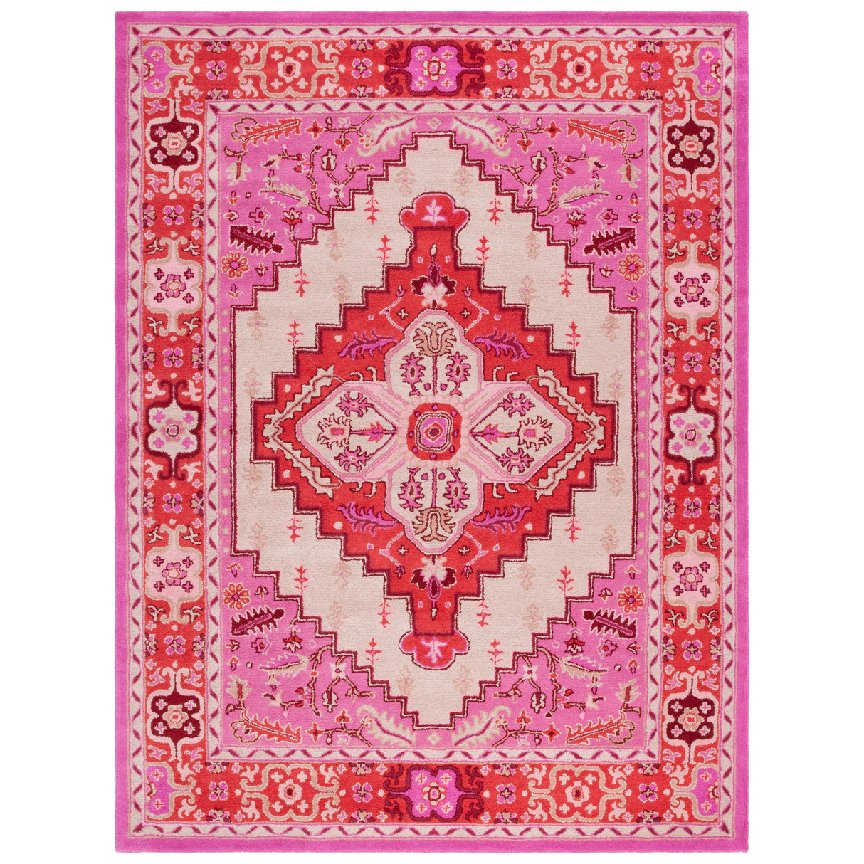 SAFAVIEH Handmade Bellagio Zyrafete Modern Oriental Wool Rug