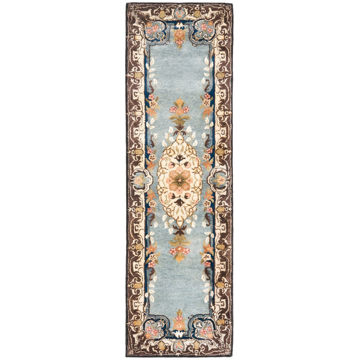 SAFAVIEH Handmade Bergama Gundel Oriental Hand-spun Wool Rug