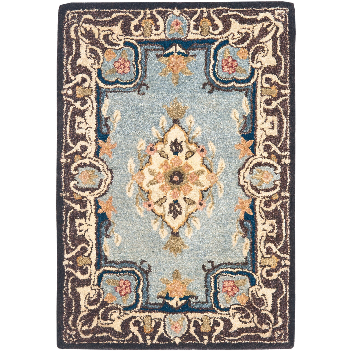 SAFAVIEH Handmade Bergama Gundel Oriental Hand-spun Wool Rug