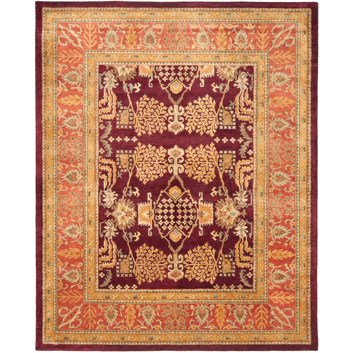 SAFAVIEH Handmade Bergama Judica Oriental Hand-spun Wool Rug