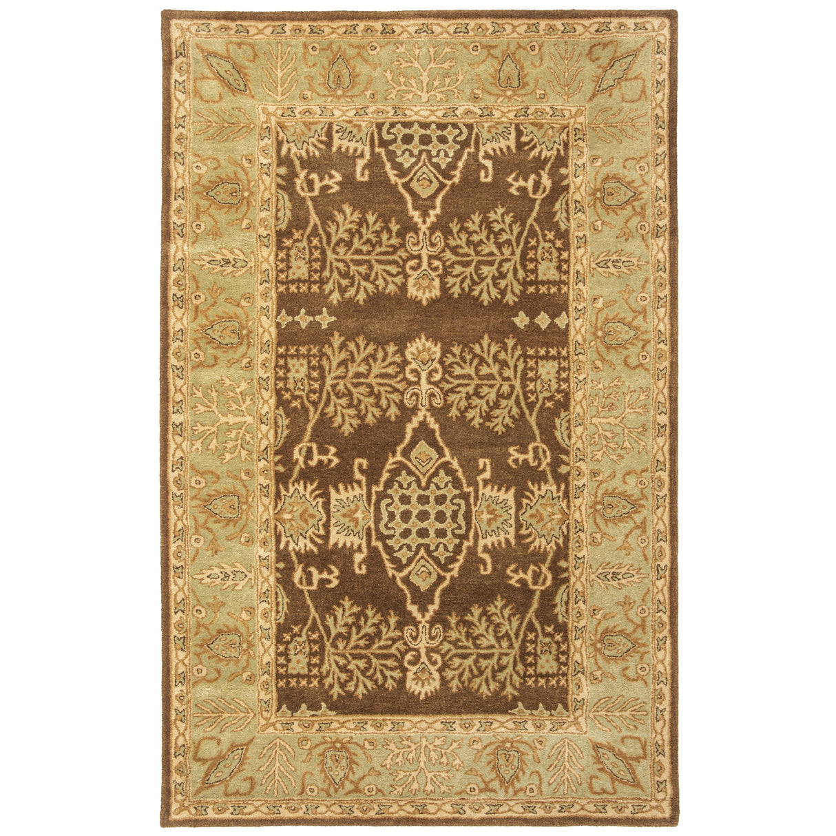 SAFAVIEH Handmade Bergama Judica Oriental Hand-spun Wool Rug