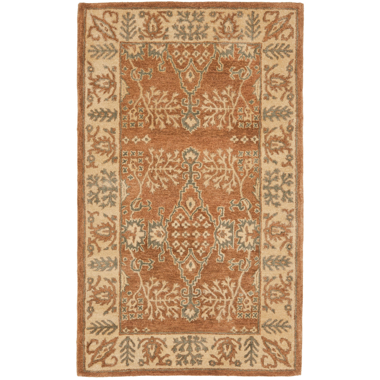 SAFAVIEH Handmade Bergama Judica Oriental Hand-spun Wool Rug