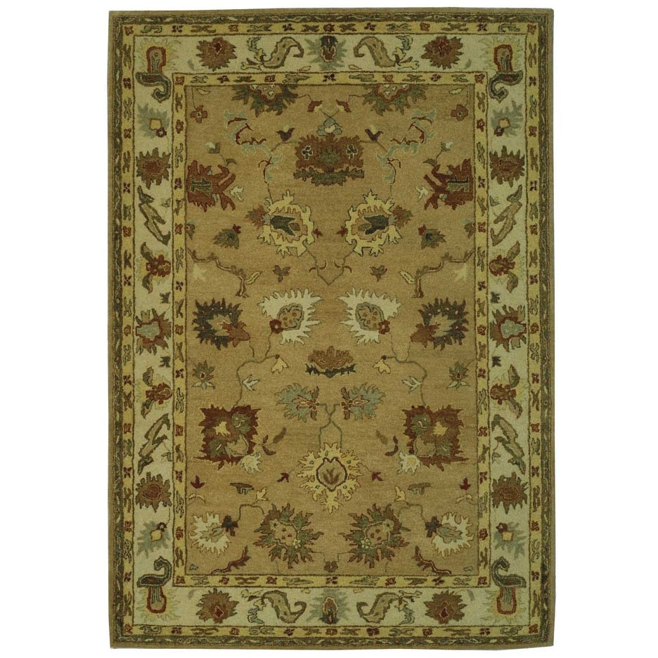 SAFAVIEH Handmade Bergama Milovanka Oriental Hand-spun Wool Rug