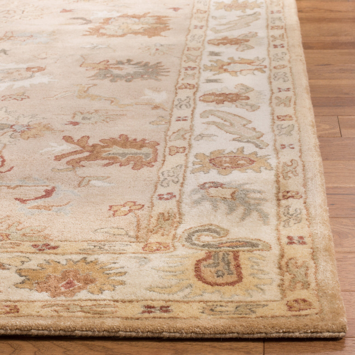 SAFAVIEH Handmade Bergama Milovanka Oriental Hand-spun Wool Rug