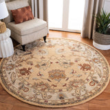 SAFAVIEH Handmade Bergama Milovanka Oriental Hand-spun Wool Rug