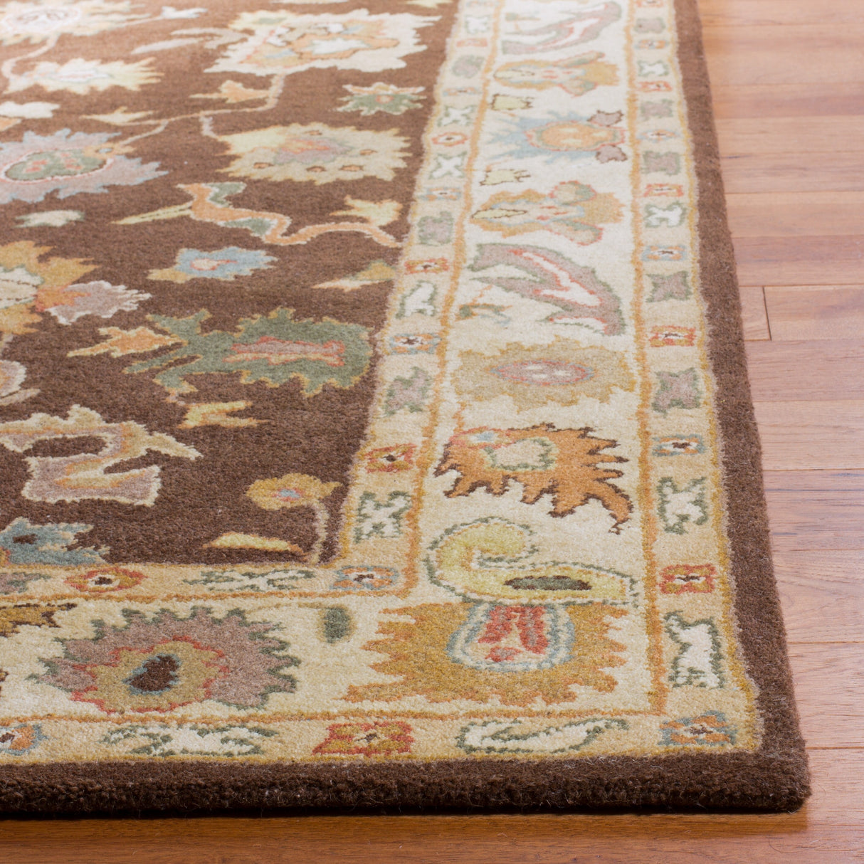 SAFAVIEH Handmade Bergama Milovanka Oriental Hand-spun Wool Rug