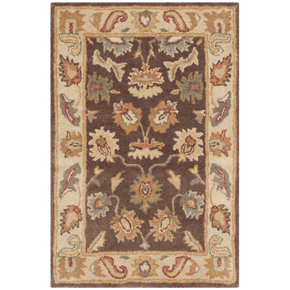 SAFAVIEH Handmade Bergama Milovanka Oriental Hand-spun Wool Rug