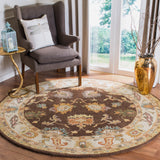 SAFAVIEH Handmade Bergama Milovanka Oriental Hand-spun Wool Rug