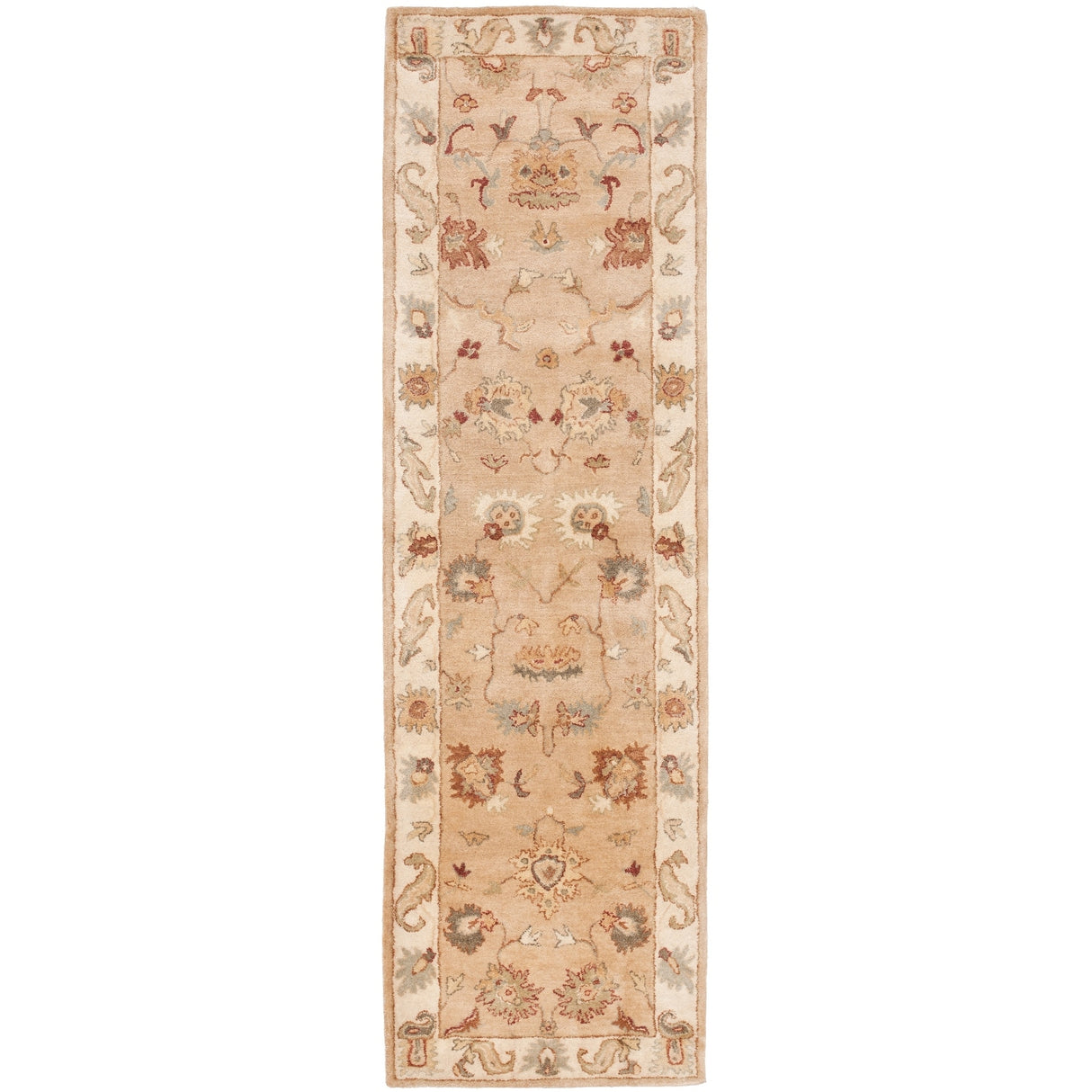 SAFAVIEH Handmade Bergama Milovanka Oriental Hand-spun Wool Rug