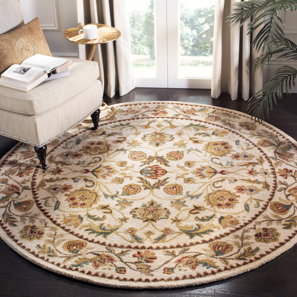 SAFAVIEH Handmade Bergama Valentyna Oriental Hand-spun Wool Rug