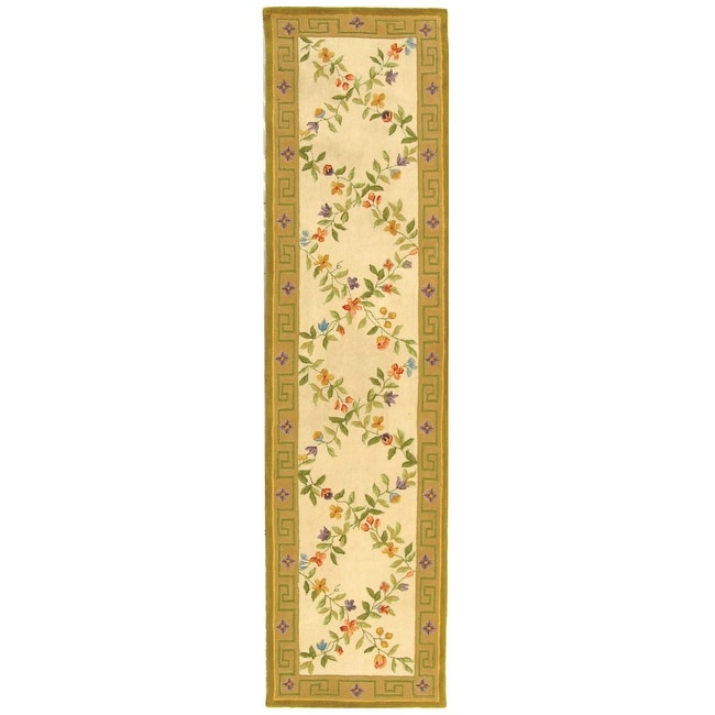 SAFAVIEH Handmade Berkeley Cordella Botanical Wool Rug