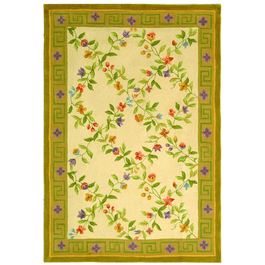 SAFAVIEH Handmade Berkeley Cordella Botanical Wool Rug