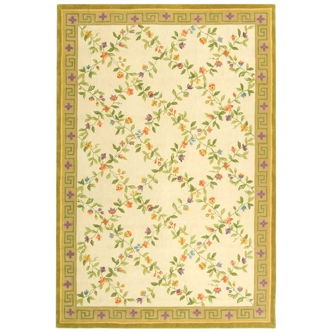 SAFAVIEH Handmade Berkeley Cordella Botanical Wool Rug