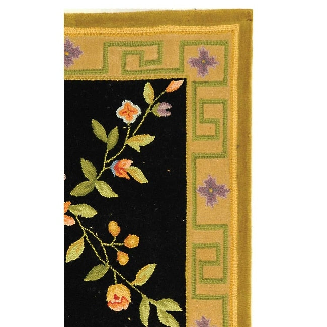 SAFAVIEH Handmade Berkeley Cordella Botanical Wool Rug