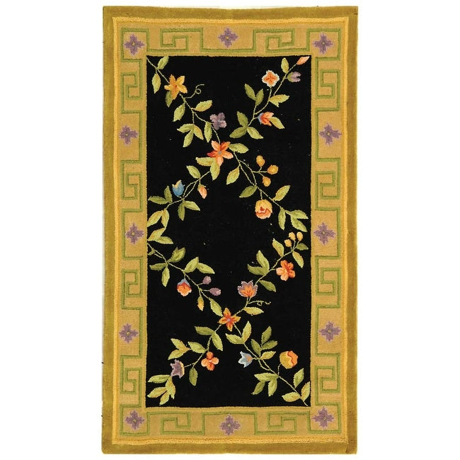 SAFAVIEH Handmade Berkeley Cordella Botanical Wool Rug