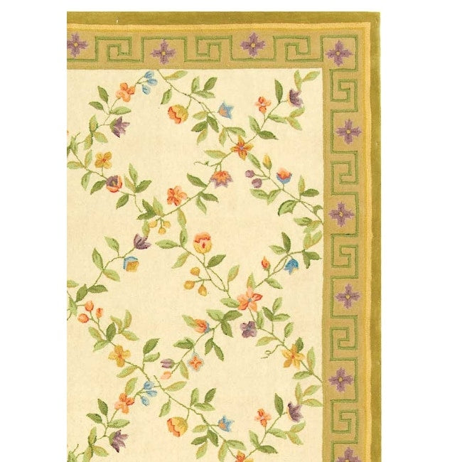 SAFAVIEH Handmade Berkeley Cordella Botanical Wool Rug