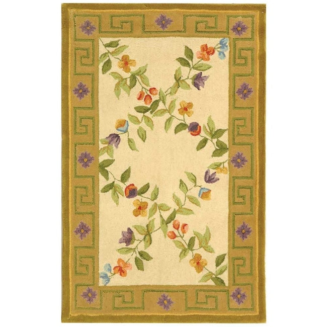 SAFAVIEH Handmade Berkeley Cordella Botanical Wool Rug