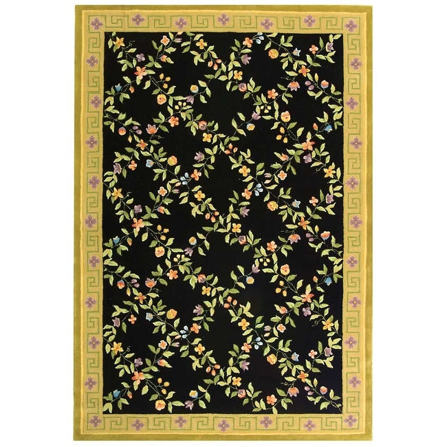 SAFAVIEH Handmade Berkeley Cordella Botanical Wool Rug