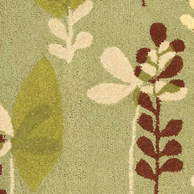 SAFAVIEH Handmade Berkeley Elaine Botanical Wool Rug