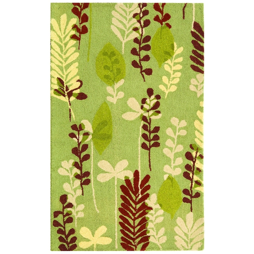 SAFAVIEH Handmade Berkeley Elaine Botanical Wool Rug