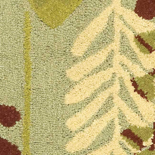 SAFAVIEH Handmade Berkeley Elaine Botanical Wool Rug