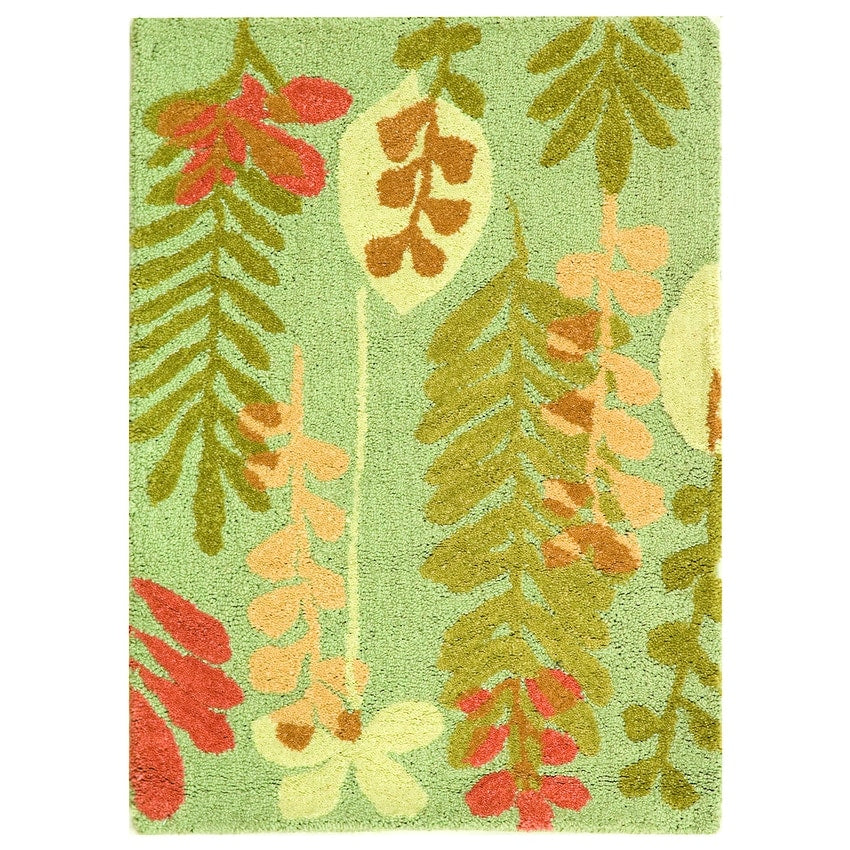 SAFAVIEH Handmade Berkeley Elaine Botanical Wool Rug