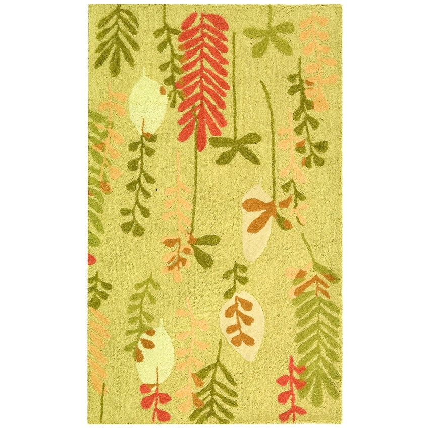 SAFAVIEH Handmade Berkeley Elaine Botanical Wool Rug