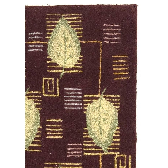 SAFAVIEH Handmade Berkeley Elisa Botanical Wool Rug