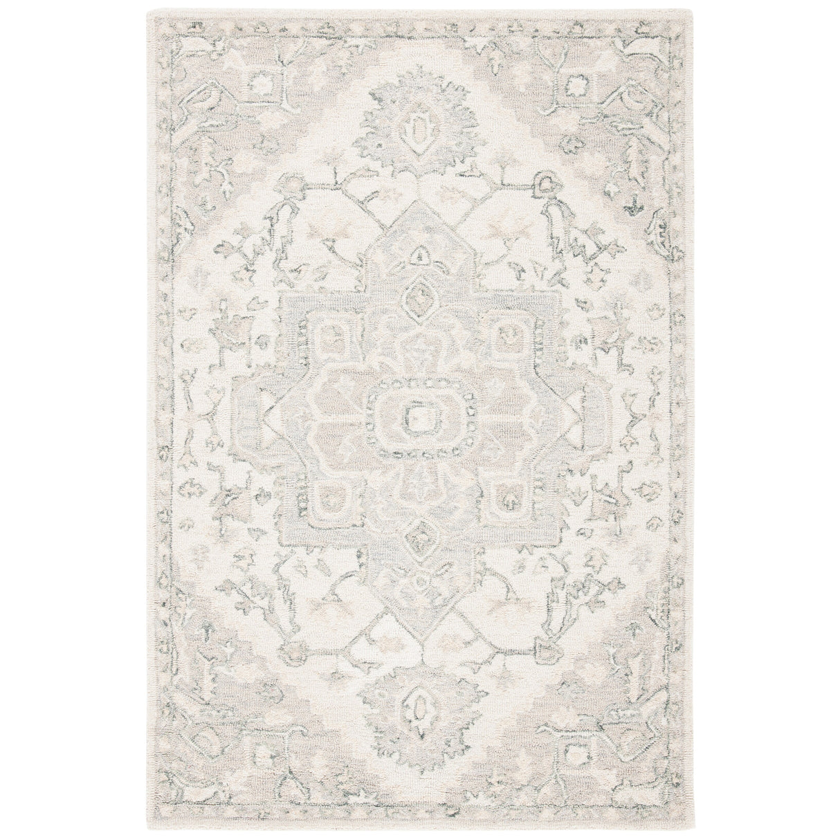 SAFAVIEH Handmade Blossom Agripina Floral Wool Rug