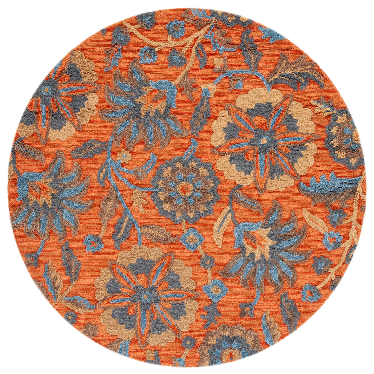 SAFAVIEH Handmade Blossom Agripina Floral Wool Rug