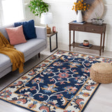 SAFAVIEH Handmade Blossom Ambrine Wool Rug