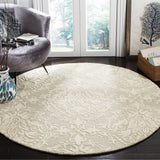 SAFAVIEH Handmade Blossom Ambroisine Modern Floral Wool Rug