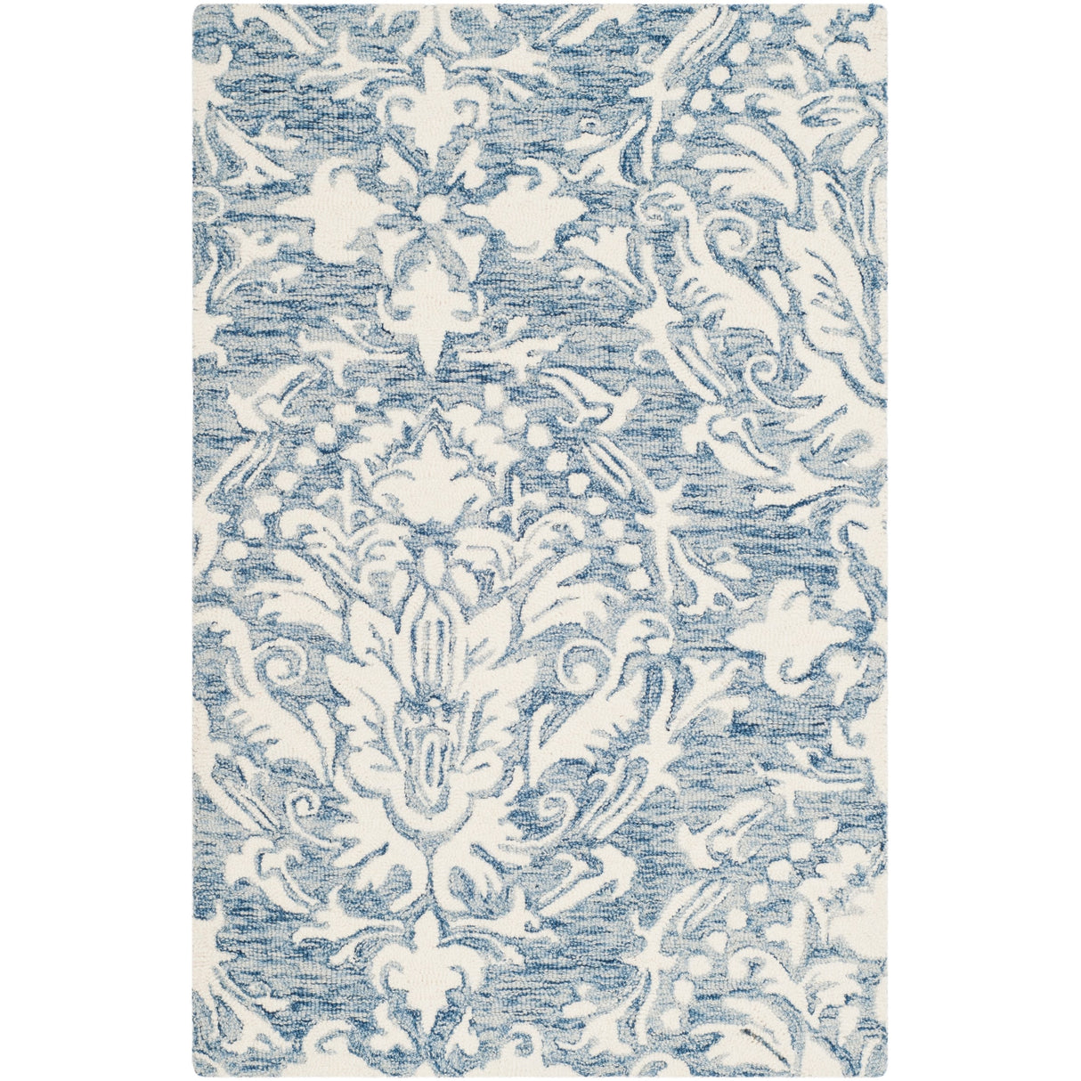 SAFAVIEH Handmade Blossom Ambroisine Modern Floral Wool Rug