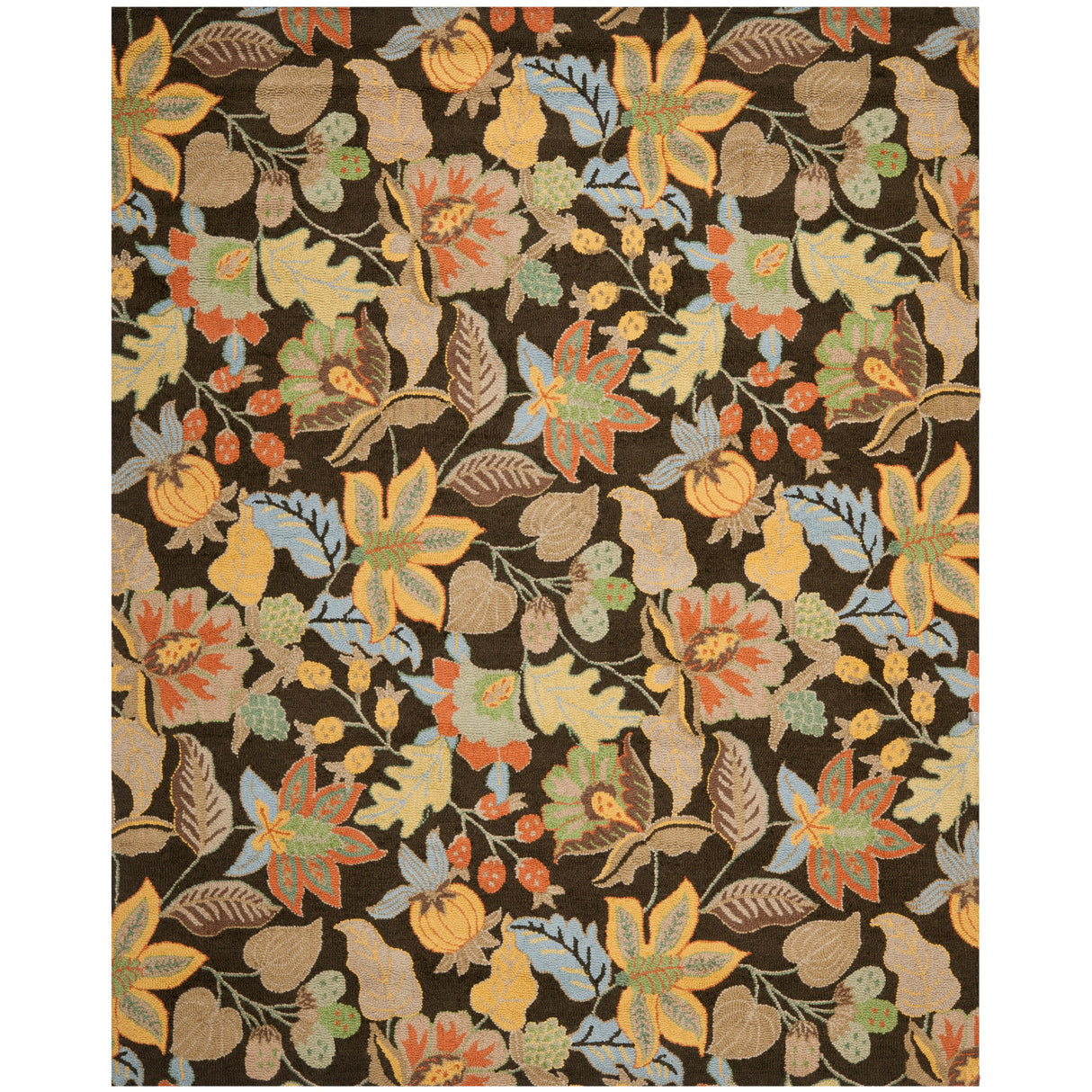 SAFAVIEH Handmade Blossom Biagina Modern Floral Wool Rug