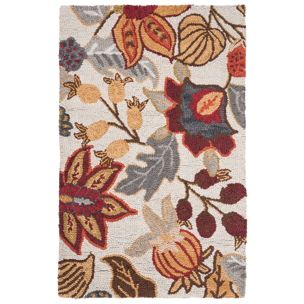 SAFAVIEH Handmade Blossom Biagina Modern Floral Wool Rug