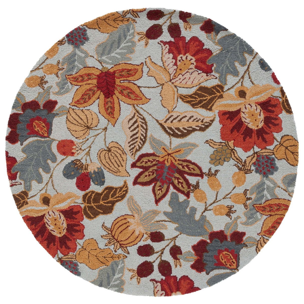 SAFAVIEH Handmade Blossom Biagina Modern Floral Wool Rug