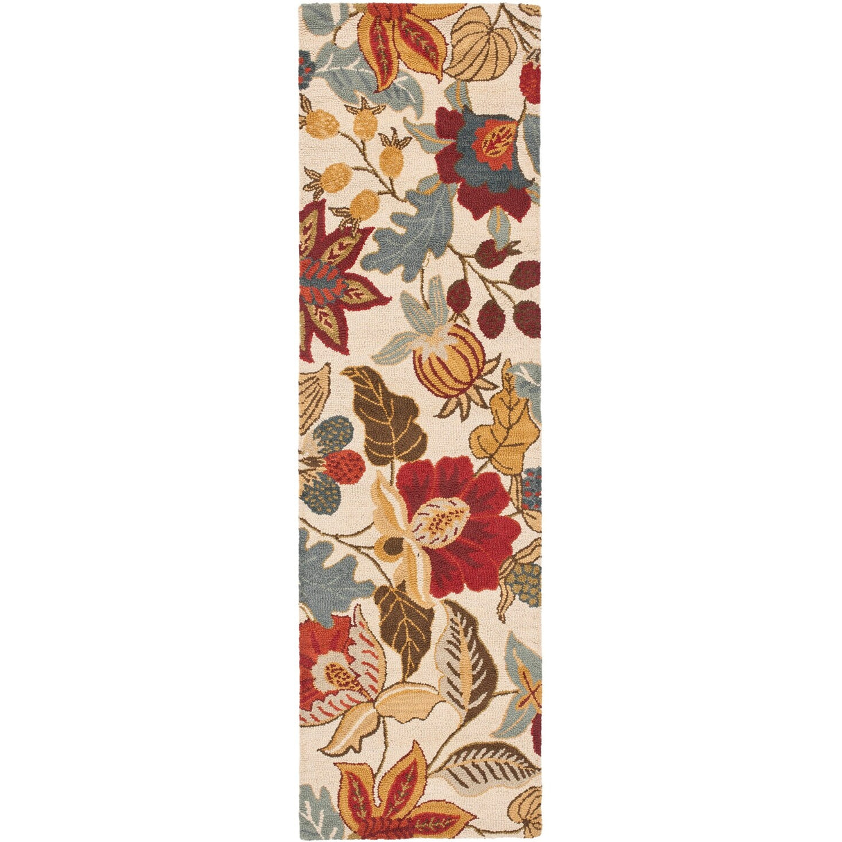 SAFAVIEH Handmade Blossom Biagina Modern Floral Wool Rug