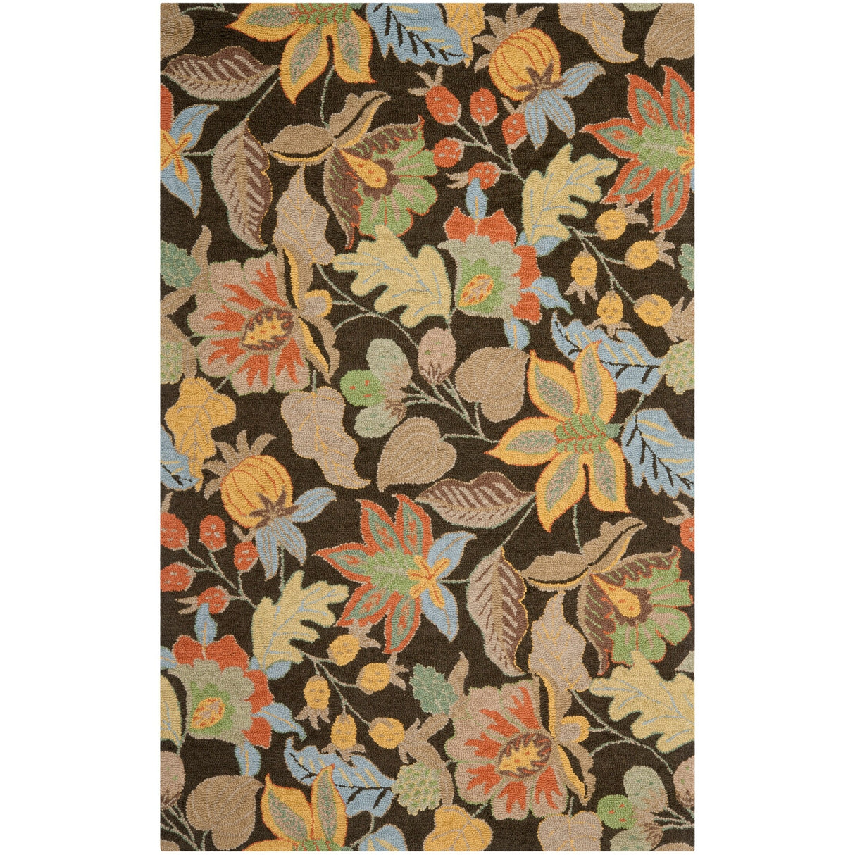 SAFAVIEH Handmade Blossom Biagina Modern Floral Wool Rug